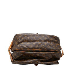 ルイ ヴィトン モノグラム ソミュール30 斜め掛け ショルダーバッグ M42256 ブラウン PVC レザー レディース LOUIS VUITTON 【中古】