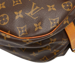 ルイ ヴィトン モノグラム ソミュール30 斜め掛け ショルダーバッグ M42256 ブラウン PVC レザー レディース LOUIS VUITTON 【中古】