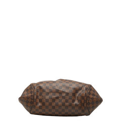 ルイ ヴィトン ダミエ システィナGM ハンドバッグ トートバッグ N41540 ブラウン PVC レザー レディース LOUIS VUITTON 【中古】