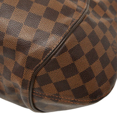 ルイ ヴィトン ダミエ システィナGM ハンドバッグ トートバッグ N41540 ブラウン PVC レザー レディース LOUIS VUITTON 【中古】