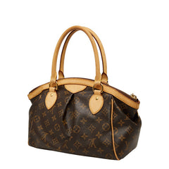 ルイ ヴィトン モノグラム ティヴォリPM ハンドバッグ M40143 ブラウン PVC レザー レディース LOUIS VUITTON 【中古】
