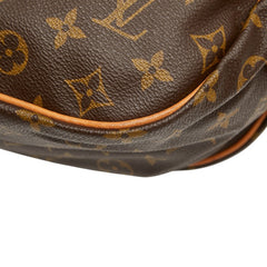 ルイ ヴィトン モノグラム ソミュール35 斜め掛け ショルダーバッグ M42254 ブラウン PVC レザー レディース LOUIS VUITTON 【中古】