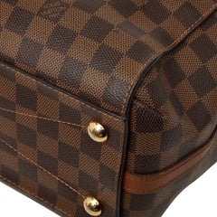 ルイ ヴィトン ダミエ グリニッジ ハンドバッグ ショルダーバッグ 2WAY N41337 ブラウン PVC レザー レディース LOUIS VUITTON 【中古】