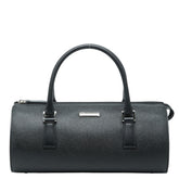 バーバリー ハンドバッグ ブラック レザー レディース BURBERRY 【中古】