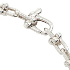 ティファニー ハードウェア マイクロ リンク チェーン ブレスレット SV925 シルバー レディース TIFFANY&Co. 【中古】