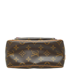 ルイ ヴィトン モノグラム ヴィバシテPM 斜め掛け ショルダーバッグ M51165 ブラウン PVC レザー レディース LOUIS VUITTON 中古