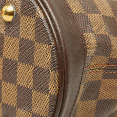 ルイ ヴィトン ダミエ マレ トートバッグ ショルダーバッグ バケツ N42240 ブラウン PVC レザー レディース LOUIS VUITTON 【中古】
