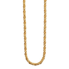 ディオール ロープ チェーン ネックレス ゴールド メッキ レディース Dior 【中古】