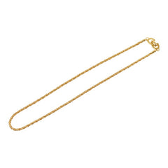 ディオール ロープ チェーン ネックレス ゴールド メッキ レディース Dior 【中古】