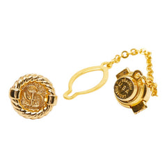ディオール CDロゴ ブローチ ピンバッチ ゴールド メッキ レディース Dior 【中古】