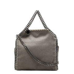 ステラマッカートニー ファラベラ チェーン ハンドバッグ ショルダーバッグ グレー ポリエステル レディース Stella McCartney 【中古】