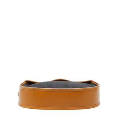 サンローラン ロゴ ショルダーバッグ ブラック ベージュ レザー PVC レディース SAINT LAURENT 【中古】