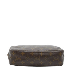 ルイ ヴィトン モノグラム トゥルース トワレット 23 ポーチ M47524 ブラウン PVC レザー レディース LOUIS VUITTON 【中古】