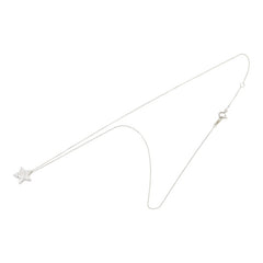 Pt900 プラチナ Pt850 プラチナ ダイヤ0.30ct スターモチーフ ペンダント ネックレス レディース 【中古】