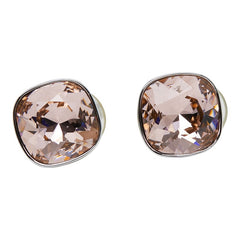 スワロフスキー イヤリング シルバー ピンク系 メタル クリスタル レディース SWAROVSKI 【中古】