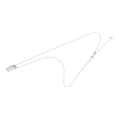 K18WG ホワイトゴールド アレキサンドライト0.25ct ダイヤ0.21ct ペンダント ネックレス レディース 【中古】