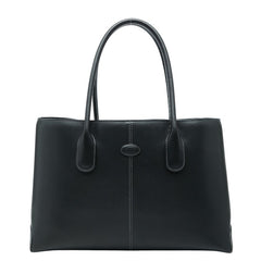 トッズ Diバッグ トートバッグ ブラック レザー レディース TOD’S 【中古】