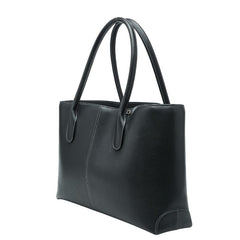 トッズ Diバッグ トートバッグ ブラック レザー レディース TOD’S 【中古】