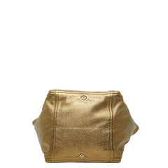 サンローラン リヴゴーシュ ダウンタウン トートバッグ 175884 ゴールド レザー レディース SAINT LAURENT 【中古】