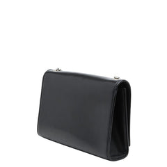 サンローラン YSLロゴ チェーン ショルダーバッグ 364021 カーキ レザー レディース SAINT LAURENT 【中古】