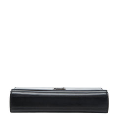サンローラン YSLロゴ チェーン ショルダーバッグ 364021 カーキ レザー レディース SAINT LAURENT 【中古】
