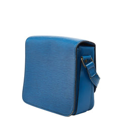 ルイ ヴィトン エピ カルトシエール 斜め掛け ショルダーバッグ M52245 トレドブルー レザー レディース LOUIS VUITTON 【中古】