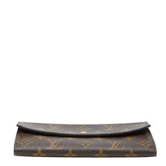 ルイ ヴィトン モノグラム ポルトフォイユ サラ 長財布 M61734 ブラウン PVC レザー レディース LOUIS VUITTON 【中古】