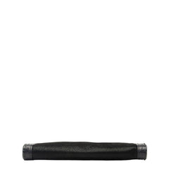 ロエベ がま口 ハンドバッグ ブラック ベロア クロコダイル レディース LOEWE 【中古】