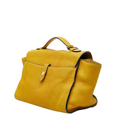 プラダ サウンドロック ハンドバッグ ショルダーバッグ 2WAY イエロー ヴィッテロダイノレザー レディース PRADA 【中古】