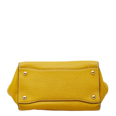 プラダ サウンドロック ハンドバッグ ショルダーバッグ 2WAY イエロー ヴィッテロダイノレザー レディース PRADA 【中古】