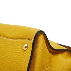 プラダ サウンドロック ハンドバッグ ショルダーバッグ 2WAY イエロー ヴィッテロダイノレザー レディース PRADA 【中古】