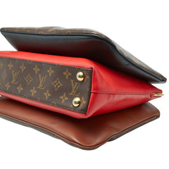 ルイ ヴィトン モノグラム ミルフィーユ ハンドバッグ ショルダーバッグ 2WAY M44254 ブラウン PVC レザー レディース LOUIS VUITTON 【中古】