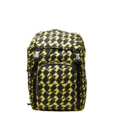 プラダ リュック バックパック ブラック イエロー系 グリーン ナイロン レディース PRADA 【中古】