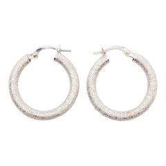 K18WG ホワイトゴールド リングピアス ピアス レディース 【中古】