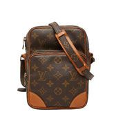 ルイ ヴィトン モノグラム アマゾン 斜め掛け ショルダーバッグ M45236 ブラウン PVC レザー レディース LOUIS VUITTON 【中古】