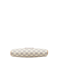 ルイ ヴィトン ダミエ アズール エヴァ チェーン ショルダーバッグ ハンドバッグ N55214 ホワイト PVC レザー レディース LOUIS VUITTON 【中古】