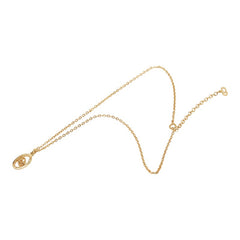 ディオール CDロゴ ペンダント ネックレス ゴールド メッキ レディース Dior 【中古】