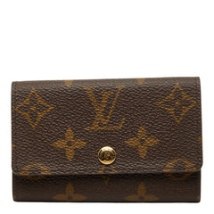 ルイ ヴィトン モノグラム ミュルティクレ6 キーケース 6連 M62630 ブラウン PVC レザー レディース LOUIS VUITTON 【中古】