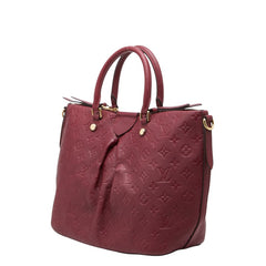 ルイ ヴィトン モノグラム アンプラント マザリーヌMM ハンドバッグ M43216 レザン ワインレッド レザー レディース LOUIS VUITTON 【中古】