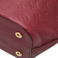 ルイ ヴィトン モノグラム アンプラント マザリーヌMM ハンドバッグ M43216 レザン ワインレッド レザー レディース LOUIS VUITTON 【中古】