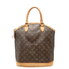 ルイ ヴィトン モノグラム ロックイット ヴェルティカル ハンドバッグ M40103 ブラウン PVC レザー レディース LOUIS VUITTON 【中古】