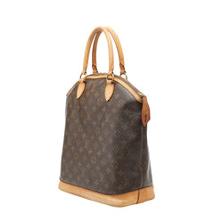 ルイ ヴィトン モノグラム ロックイット ヴェルティカル ハンドバッグ M40103 ブラウン PVC レザー レディース LOUIS VUITTON 【中古】