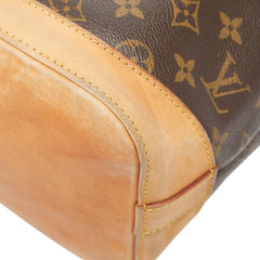 ルイ ヴィトン モノグラム ロックイット ヴェルティカル ハンドバッグ M40103 ブラウン PVC レザー レディース LOUIS VUITTON 【中古】