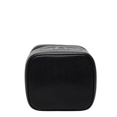 シャネル ココマーク バニティバッグ ブラック キャビアスキン レディース CHANEL 【中古】