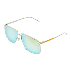 グッチ サングラス GG0365S ゴールド シルバー メッキ メタル メンズ GUCCI 【中古】