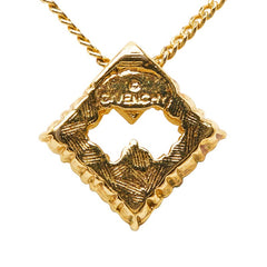 ジバンシー ネックレス ゴールド メッキ ラインストーン レディース Givenchy 【中古】