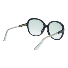 グッチ インターロッキングG サングラス 58 17 130 GG0489SA ブラック グリーン プラスチック レディース GUCCI 【中古】