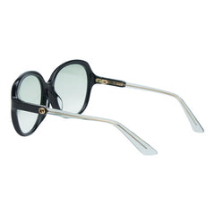 グッチ インターロッキングG サングラス 58 17 130 GG0489SA ブラック グリーン プラスチック レディース GUCCI 【中古】