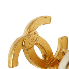 シャネル ココマーク フェイクパール スイングイヤリング イヤリング メタル レディース CHANEL 【中古】