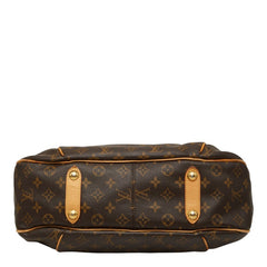 ルイ ヴィトン モノグラム ガリエラPM ワンショルダーバッグ M56382 ブラウン PVC レザー レディース LOUIS VUITTON 【中古】